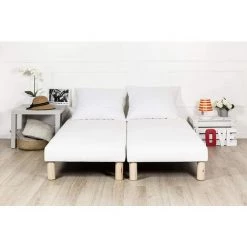 UMBERTO RAVELLI Ensemble 2 Sommiers 70 X 190 Cm Avec Pieds