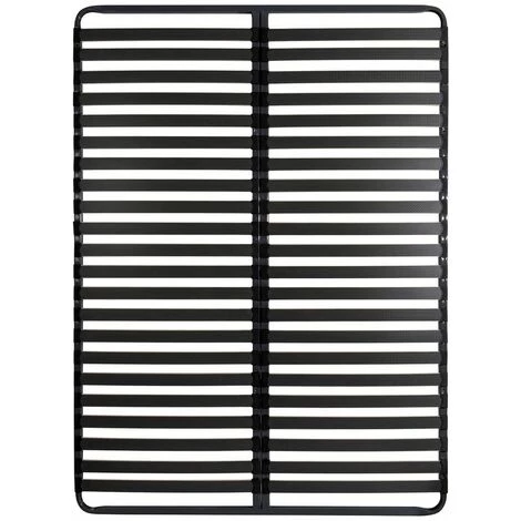 ALTOBUY TITANIUM 22 - Pack Sommier 2x22 Lattes 140x190cm + 5 Pieds - Gris Anthracite 4 ALTOBUY TITANIUM 22 - Pack Sommier 2x22 Lattes 140x190cm + 5 Pieds - Gris Anthracite – Image 2