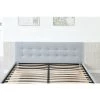 PROVENCE LITERIE Frederic - Solide Et Confortable Lit Avec Sommier + Tête De Lit Capitonnee Couleur GRIS + Pieds En 10 Cm Pour Matelas En 120x190 - 2 X 13 Lattes - Revetement PVC Simili Facile D'entretien - Montage Rapide Et Facile 1 PROVENCE LITERIE Frederic - Solide Et Confortable Lit Avec Sommier + Tête De Lit Capitonnee Couleur GRIS + Pieds En 10 Cm Pour Matelas En 120x190 - 2 X 13 Lattes - Revetement PVC Simili Facile D'entretien - Montage Rapide Et Facile -Sommier Soldes 39969691 1