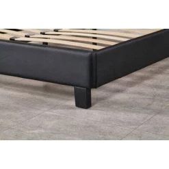 PROVENCE LITERIE Frederic - Solide Et Confortable Lit Avec Sommier + Tête De Lit Capitonnee Couleur NOIR + Pieds En 10 Cm Pour Matelas En 90x190 - 13 Lattes - Revetement PVC Simili Facile D'entretien - Montage Rapide Et Facile 7 PROVENCE LITERIE Frederic - Solide Et Confortable Lit Avec Sommier + Tête De Lit Capitonnee Couleur NOIR + Pieds En 10 Cm Pour Matelas En 90x190 - 13 Lattes - Revetement PVC Simili Facile D'entretien - Montage Rapide Et Facile -Sommier Soldes 39969694 3