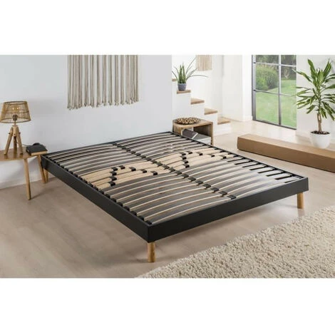 LES TENDANCES Sommier KIT 160x200 Cm - 20 Lattes - Réglable - SOMKIT 4 LES TENDANCES Sommier KIT 160x200 Cm - 20 Lattes - Réglable - SOMKIT – Image 2