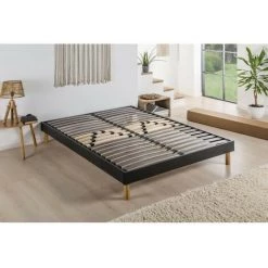 LES TENDANCES Sommier KIT 140x190 Cm - 20 Lattes - Réglable - SOMKIT 7 LES TENDANCES Sommier KIT 140x190 Cm - 20 Lattes - Réglable - SOMKIT -Sommier Soldes 40700739 2