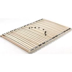 LES TENDANCES Sommier à Lattes 120x200 Cm Bois Naturel 26 Lattes Vick
