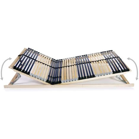 HAPPYSHOPPING Sommier A Lattes Avec 42 Lattes 7 Zones 100 X 200 Cm 7 HAPPYSHOPPING Sommier A Lattes Avec 42 Lattes 7 Zones 100 X 200 Cm – Image 5