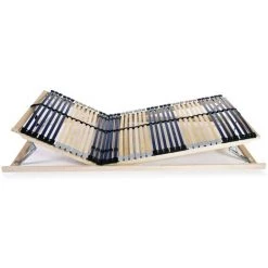 HAPPYSHOPPING Sommier A Lattes Avec 42 Lattes 7 Zones 140 X 200 Cm -Sommier Soldes 41837859 4