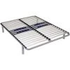 LES TENDANCES SEDAC Sommier MAXI 3 140 X 190 - Cadre A Lattes - 3 Zones De Confort