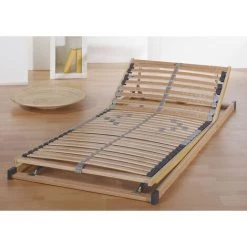 MASSIVMOEBEL24.DE Sommier Cadre à Lattes 100x200 Comfort Plus
