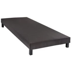 BELLECOUR LITERIE | Sommier Tapissier CAPUCINE 80x200 Cm | Epaisseur 13 Cm | Gris Anthracite (pieds Non Inclus) - Gris -Sommier Soldes 46283368 4