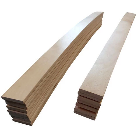 AOB DIFFUSION 15 Lattes - 780x48x8 Mm - Lit 160 - Pour Sommier / Bz / Clic Clac - Bois Clair 3 AOB DIFFUSION 15 Lattes - 780x48x8 Mm - Lit 160 - Pour Sommier / Bz / Clic Clac - Bois Clair