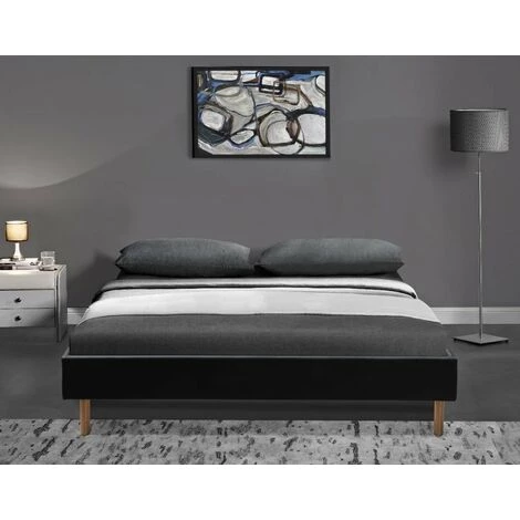 PROVENCE LITERIE Gregory - Solide Et Confortable Sommier Tapissier Noir + Pieds En 20 Cm Pour Matelas En 100x200 - 13 Lattes - Montage Rapide Et Facile - Revetement PVC Facile D'entretien 5 PROVENCE LITERIE Gregory - Solide Et Confortable Sommier Tapissier Noir + Pieds En 20 Cm Pour Matelas En 100x200 - 13 Lattes - Montage Rapide Et Facile - Revetement PVC Facile D'entretien – Image 3