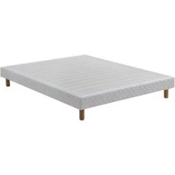 DEWINNER Sommier Tapissier Volige 140 X 190 , 4+2 Pieds 26 Lattes