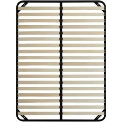 DEWINNER Sommier 2x18 Lattes - Lit Avec Sommier à Lattes (140x190cm)