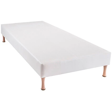 BELLECOUR LITERIE | Sommier Tapissier CONSTANTINE 90x190 Cm | Epaisseur 18 Cm | Blanc (pieds Non Inclus) - Blanc 6 BELLECOUR LITERIE | Sommier Tapissier CONSTANTINE 90x190 Cm | Epaisseur 18 Cm | Blanc (pieds Non Inclus) - Blanc – Image 4