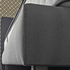 BELLECOUR LITERIE | Sommier Tapissier CONSTANTINE 140x200 Cm | Epaisseur 18 Cm | Gris Anthracite (pieds Non Inclus) - Gris -Sommier Soldes 50826474 3