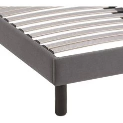 TERRE DE NUIT Sommier Kit Déco Gris Tapissier - 120x190 - Gris 9 TERRE DE NUIT Sommier Kit Déco Gris Tapissier - 120x190 - Gris -Sommier Soldes 51210382 4