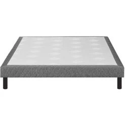 Sommier Déco Confort Ferme 15cm Pieds EPEDA Dominance 120x190 -Sommier Soldes 51210385 3