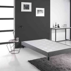 Sommier Déco Confort Ferme 15cm Pieds EPEDA Dominance 120x190 -Sommier Soldes 51210385 4