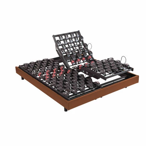 Sommier électrique De Relaxation Déco Cerisier Bultex WAVE 600 80x200 - Marron 3 Sommier électrique De Relaxation Déco Cerisier Bultex WAVE 600 80x200 - Marron