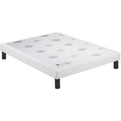 Sommier Epeda Confort Ferme FARD 160x200 - Blanc -Sommier Soldes 51210933 2