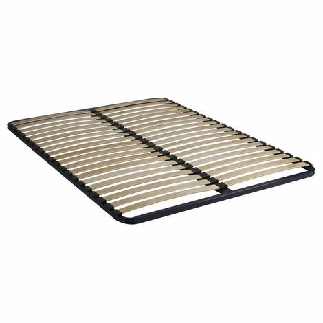 TERRE DE NUIT Cadre à Lattes En Métal Hauteur 4 Cm CONFORT 90x190 - Bleu Marine 3 TERRE DE NUIT Cadre à Lattes En Métal Hauteur 4 Cm CONFORT 90x190 - Bleu Marine