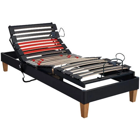 Sommier électrique Someo TPR 30 Anthracite 2x80x200 - Anthracite 4 Sommier électrique Someo TPR 30 Anthracite 2x80x200 - Anthracite – Image 2