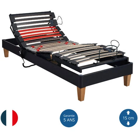 Sommier électrique Someo TPR 30 Anthracite 2x80x200 - Anthracite 5 Sommier électrique Someo TPR 30 Anthracite 2x80x200 - Anthracite – Image 3