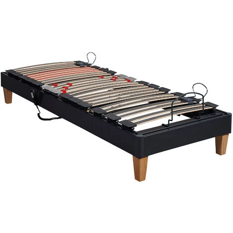 Sommier électrique Someo TPR 30 Anthracite 2x80x200 - Anthracite 6 Sommier électrique Someo TPR 30 Anthracite 2x80x200 - Anthracite – Image 4