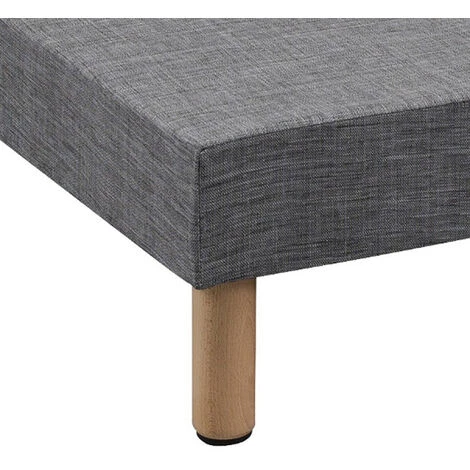 SOMEO Sommier Tapissier Déco Gris ECO 13 Cm 70x190 - Gris 5 SOMEO Sommier Tapissier Déco Gris ECO 13 Cm 70x190 - Gris – Image 3