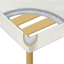 SOMEO Sommier Tapissier Déco Gris ECO 13 Cm 70x190 - Gris 9 SOMEO Sommier Tapissier Déco Gris ECO 13 Cm 70x190 - Gris -Sommier Soldes 51436952 4