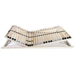 Topdeal Sommier à Lattes Avec 28 Lattes 7 Zones 90 X 200 Cm -Sommier Soldes 52085655 4