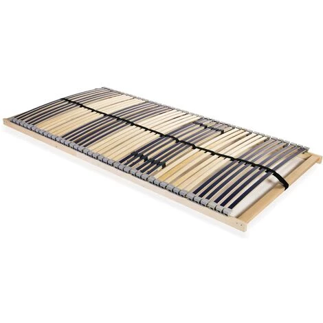 Topdeal Sommier à Lattes Avec 42 Lattes 7 Zones 100 X 200 Cm 3 Topdeal Sommier à Lattes Avec 42 Lattes 7 Zones 100 X 200 Cm