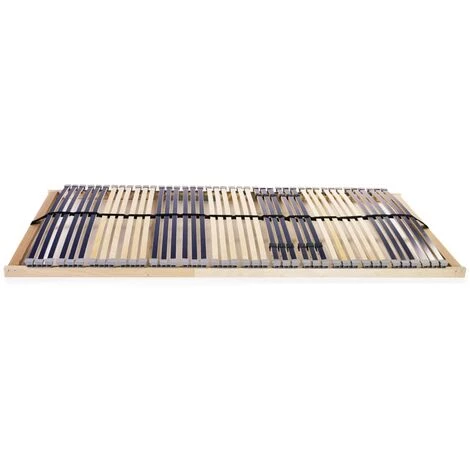 Topdeal Sommier à Lattes Avec 42 Lattes 7 Zones 100 X 200 Cm 4 Topdeal Sommier à Lattes Avec 42 Lattes 7 Zones 100 X 200 Cm – Image 2