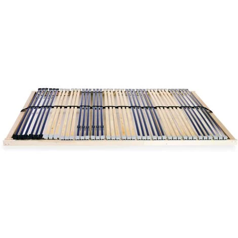 Topdeal Sommier à Lattes Avec 42 Lattes 7 Zones 120 X 200 Cm 5 Topdeal Sommier à Lattes Avec 42 Lattes 7 Zones 120 X 200 Cm – Image 3