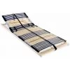 Topdeal Sommier à Lattes Avec 42 Lattes 7 Zones 80 X 200 Cm VDFF12399_FR -Sommier Soldes 52094749 1