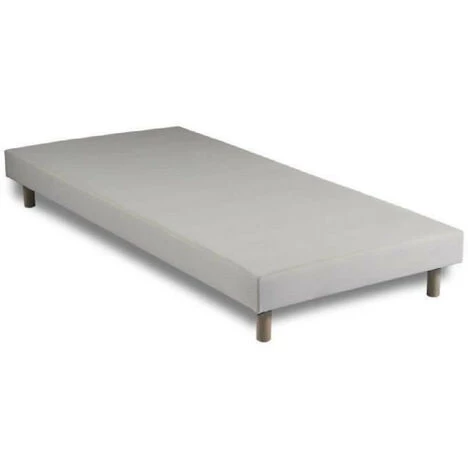 DEKO DREAM FINLANDEK Rakenne - Sommier Tapissier A Lattes 90 X 190 - Bois Massif Blanc + Pieds 4 DEKO DREAM FINLANDEK Rakenne - Sommier Tapissier A Lattes 90 X 190 - Bois Massif Blanc + Pieds – Image 2