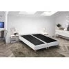 CREASOM Sommiers 2 X 90 X 200 - 14 Lattes Fixes - BLANC - BANYAN - Blanc -Sommier Soldes 52182110 1