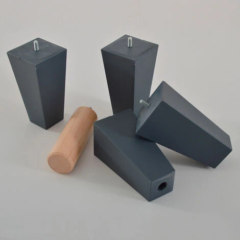 MAISON AUBERTIN Sommier En Kit Tissu Gris - 90 X 190 Cm 5 MAISON AUBERTIN Sommier En Kit Tissu Gris - 90 X 190 Cm – Image 3