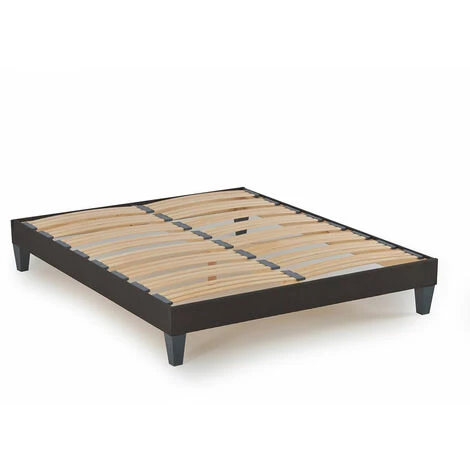 MAISON AUBERTIN Sommier En Kit Tissu Gris - 140 X 200 Cm 4 MAISON AUBERTIN Sommier En Kit Tissu Gris - 140 X 200 Cm – Image 2