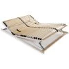 LITZEE Sommier à Lattes Avec 28 Lattes 7 Zones 100 X 200 Cm # -Sommier Soldes 53840132 1