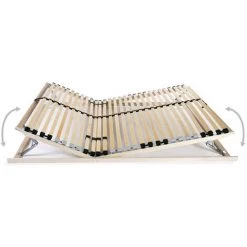 LITZEE Sommier à Lattes Avec 28 Lattes 7 Zones 120 X 200 Cm # 9 LITZEE Sommier à Lattes Avec 28 Lattes 7 Zones 120 X 200 Cm # -Sommier Soldes 53840139 3