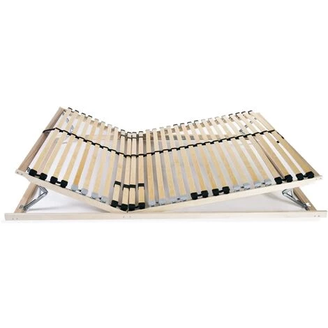 LITZEE Sommier à Lattes Avec 28 Lattes 7 Zones 120 X 200 Cm # 6 LITZEE Sommier à Lattes Avec 28 Lattes 7 Zones 120 X 200 Cm # – Image 4