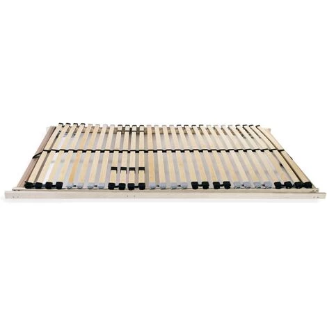 Hommoo Sommiers A Lattes 2 Pcs Avec 28 Lattes 7 Zones 70x200 Cm 5 Hommoo Sommiers A Lattes 2 Pcs Avec 28 Lattes 7 Zones 70x200 Cm – Image 3