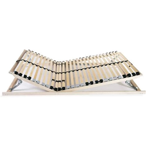 Hommoo Sommiers A Lattes 2 Pcs Avec 28 Lattes 7 Zones 70x200 Cm 6 Hommoo Sommiers A Lattes 2 Pcs Avec 28 Lattes 7 Zones 70x200 Cm – Image 4