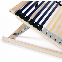 Hommoo Sommiers A Lattes 2 Pcs Avec 42 Lattes 7 Zones 90x200 Cm -Sommier Soldes 54061090 5