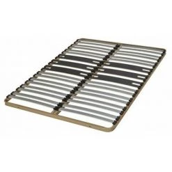 UBD 317 TRICONFORT 140X190CM SOMMIER CADRE METAL MOKA 3 LATTES SPE ZONE LOMBAIRE