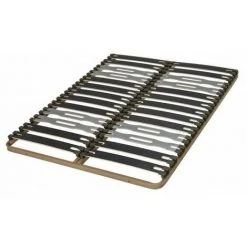 UBD 413 EBAFLEX 140X190CM SOMMIER CADRE METAL 13 LATTES LARGES5 ZONES DE SOUTIEN