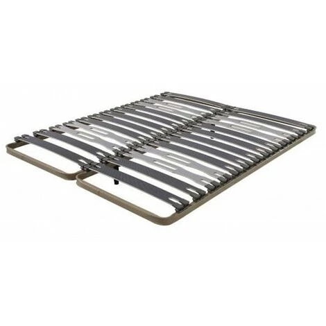UBD 413 EBAFLEX 80+80X200 SOMMIER CADRE METAL 13 LATTES LARGES5 ZONES DE SOUTIEN 3 UBD 413 EBAFLEX 80+80X200 SOMMIER CADRE METAL 13 LATTES LARGES5 ZONES DE SOUTIEN