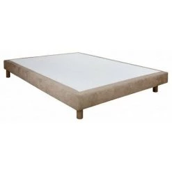 UBD CHATEL LIGHT 80X200CM TISSUDECO BRONX COL TAUPE HAUT 15CM