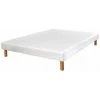UBD KINETONIC SOMMIER 120X190CMTAPISSIER HAUTEUR 12CM CAISSEPIN MOTIF RABOTE 14 LATTES -Sommier Soldes 54123402 1