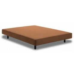 UBD S. LARIMAR MARRON 160X200PIEDS 15CM METAL INCLUSH14CM